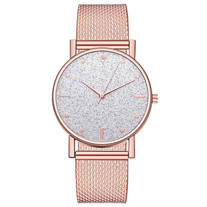 Glittered Silicone Mesh Watch