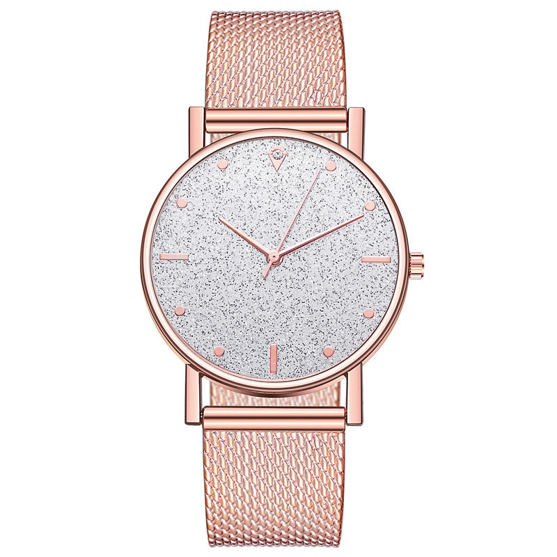 Glittered Silicone Mesh Watch