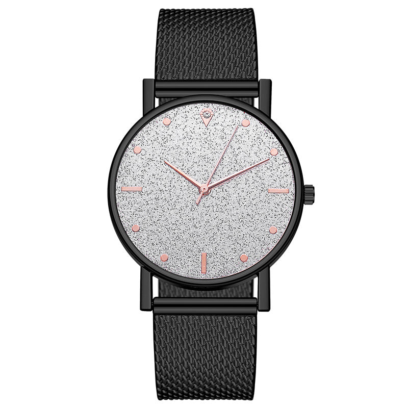 Glittered Silicone Mesh Watch