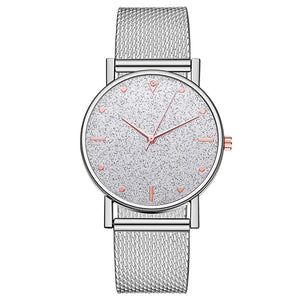 Glittered Silicone Mesh Watch