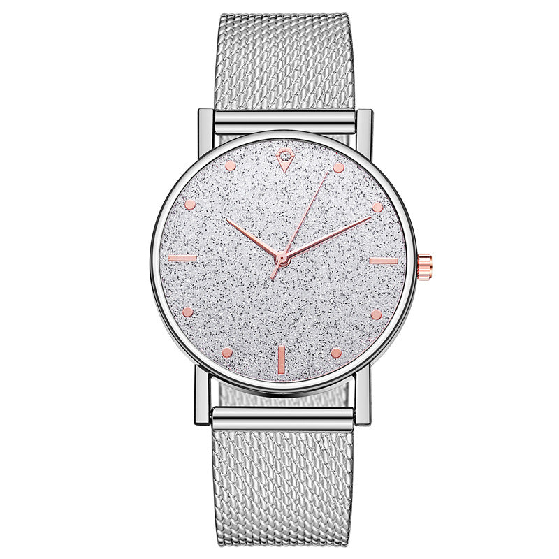 Glittered Silicone Mesh Watch