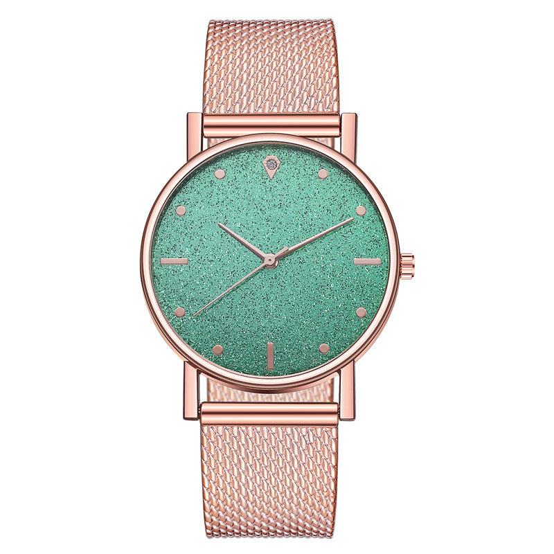 Glittered Silicone Mesh Watch