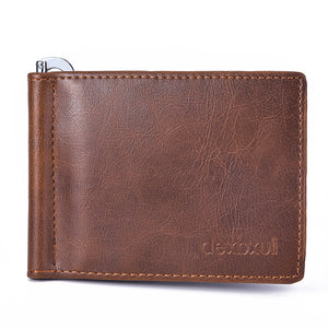 Mens Simple Vintage Mini Wallet