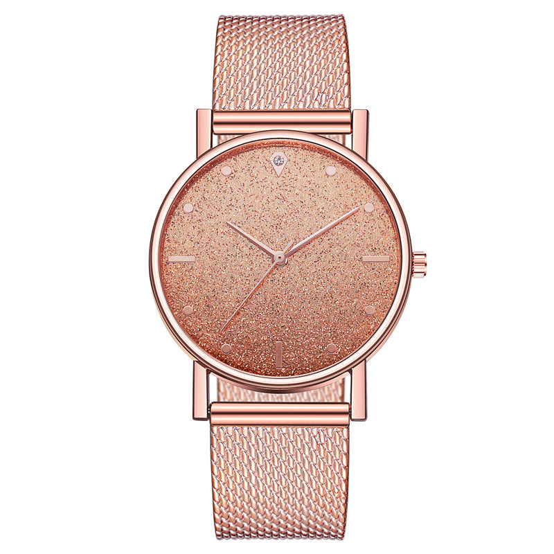 Glittered Silicone Mesh Watch