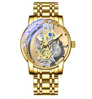 Luxury Gold Automatic Quartz Vintage Men's Watch