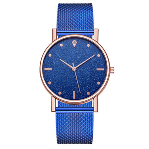 Glittered Silicone Mesh Watch