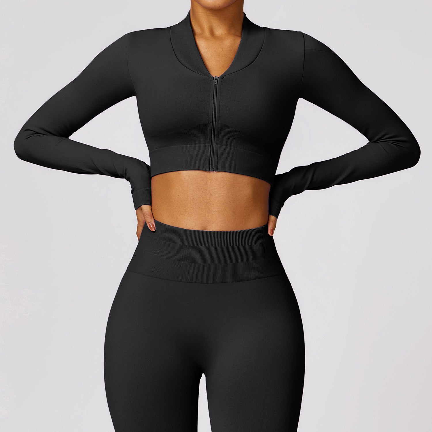 Long sleeve tight workout on sale top