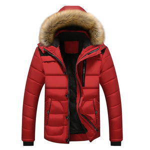 Raccoon Wool Padded Winter Jacket Suit