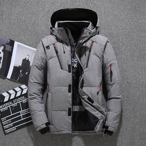 Thick Detachable Hooded Winter  Jacket