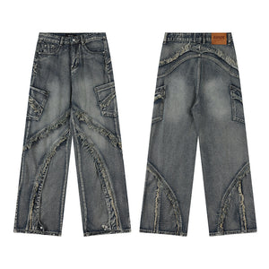 Fashion Work Clothes Denim Trousers