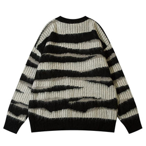 Sweater Loose Simple Design Warm Autumn Knitted Casual Long Sleeves Fashion O Neck Trendy Pullovers