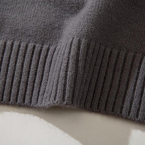 Dog Print Sweater Loose Pullover Winter Tops Autumn Fashion Streetwear O-Neck Long Sleeve