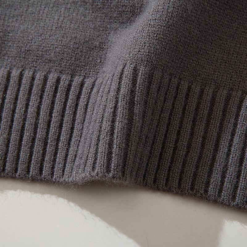 Dog Print Sweater Loose Pullover Winter Tops Autumn Fashion Streetwear O-Neck Long Sleeve