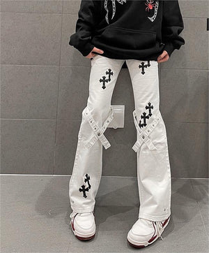 Niche Jeans Women High Waist Thin Looking Loose Straight Wide Leg Pants Women Casual Pants