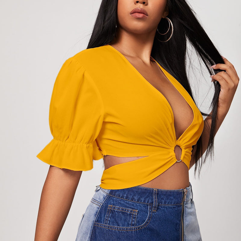 Plus Size Summer plus Size Sexy Shirt Top Sexy Top Women