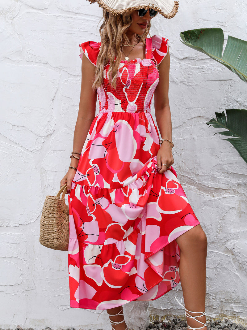 Spring Waist Controlled Dress Women Clothing