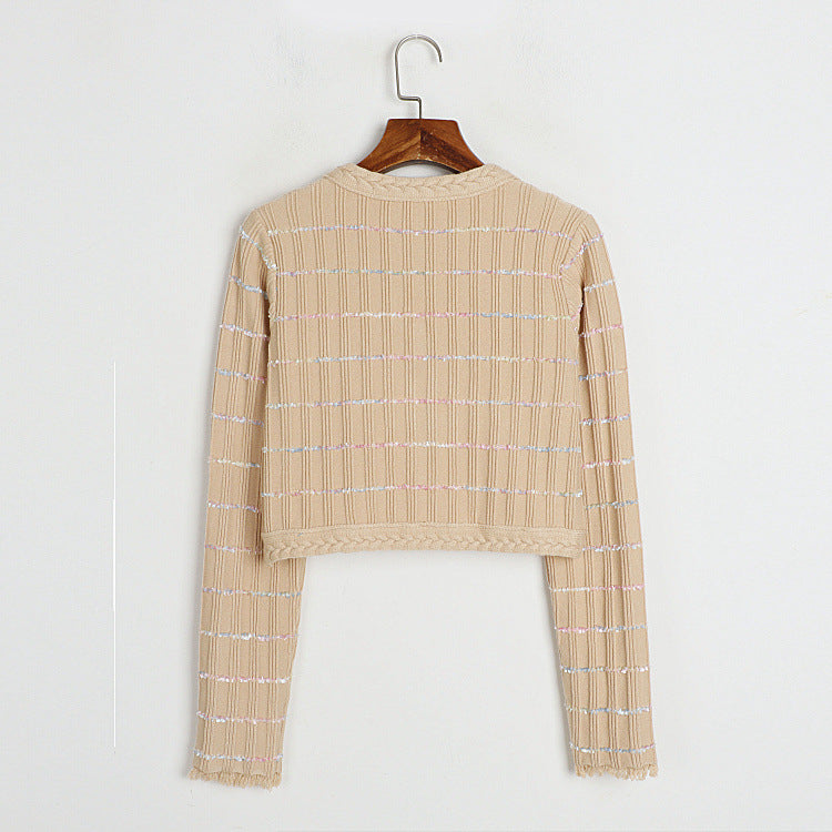 Chanel Sweater Coat Women Loose Two Piece Suit Autumn Winter Korean Knitted Cardigan Dress Set